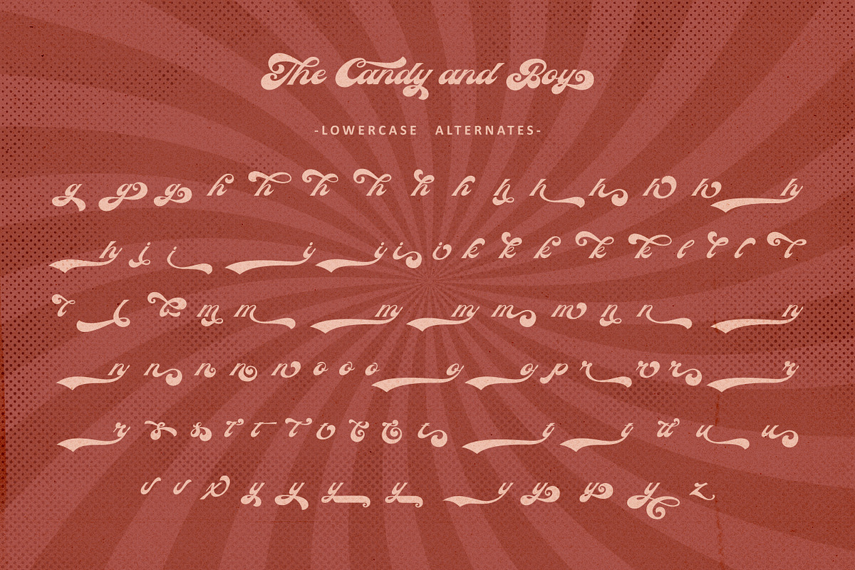 The Candy And Boy, a Serif Font by Allmostudio (Photo 11 of 13)