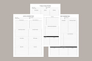 Marketing Planning Pages Set V-01, a Stationery Template by shahsoft (Thumbnail 3 of 3)