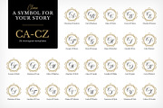 Wedding Monogram Set C, a Branding & Logo Template by Monogram World (Thumbnail 3 of 8)