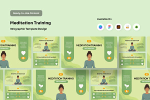 Mindfulness Training Infographic, a Presentation Template by productype1