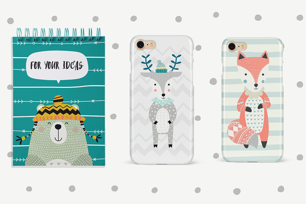 Scandinavian Guys. Graphic set, an Animal Illustration by Good Genie (Photo 9 of 9)