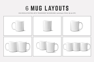 11 Oz Mug Mockups PNGs