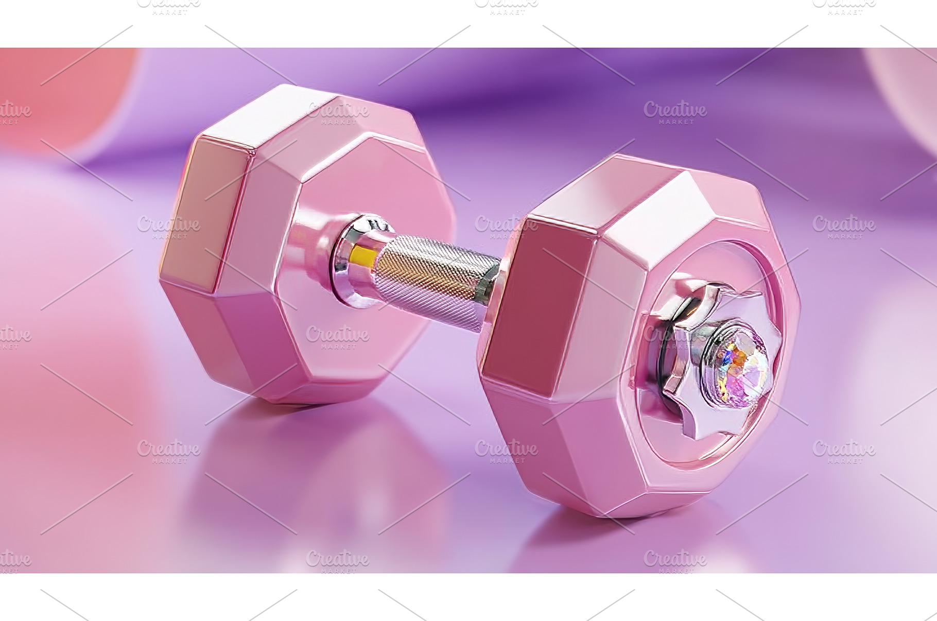 The image showcases a dumbbell in, a Nature Photo by ZinetroN