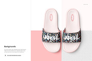 Slide Sandals Mockup Set, a Product Mockup by Creatsy (Thumbnail 10 of 12)