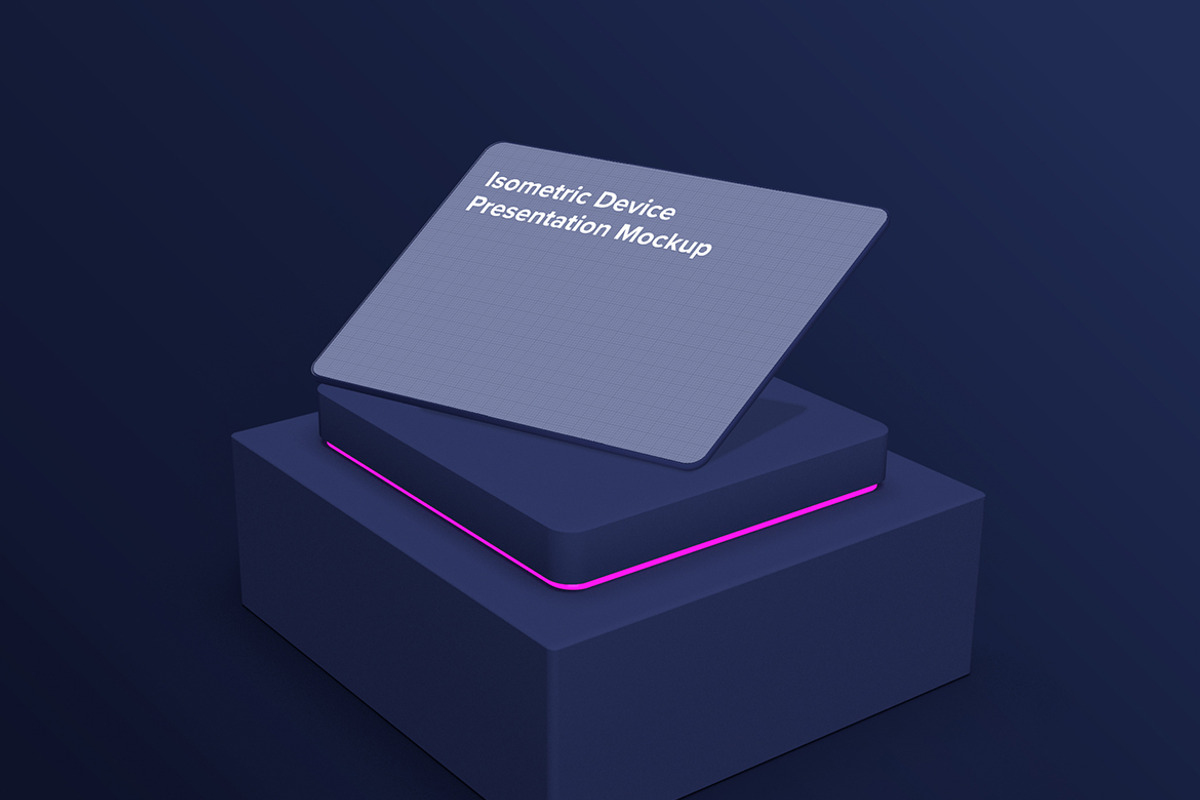 Isometric Device Presentation Mockup, a Product Mockup by KL-Webmedia (Photo 2 of 8)