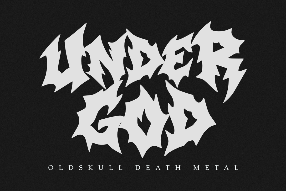 Sounder | Death Metal Font, a Symbol Font by Masyafi Studio (Photo 5 of 9)
