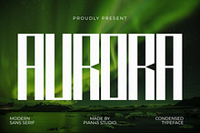 Aurora - Condensed Sans Serif