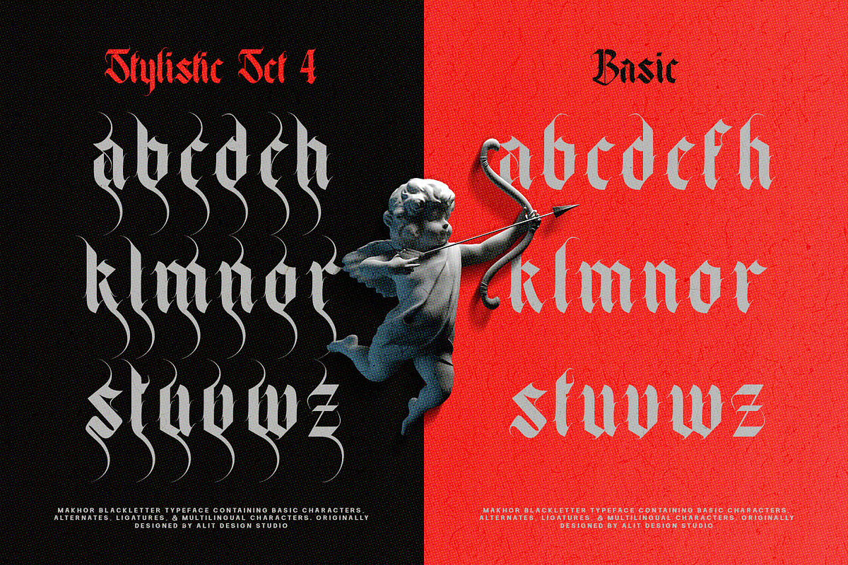 Makhor Metal Blackletter Font, a Blackletter Font by alit design (Photo 17 of 20)