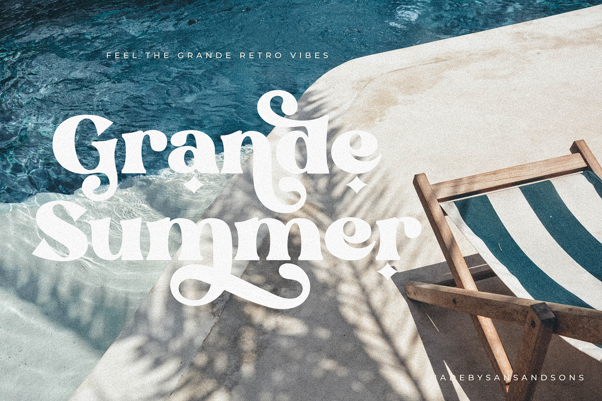 Grande - Retro Font, a Serif Font by Sans & Sons (Photo 11 of 11)