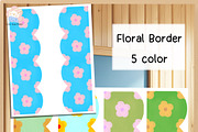 Floral Back to School Bulletin Board, a Stationery Template by Annyillustration (Thumbnail 4 of 6)