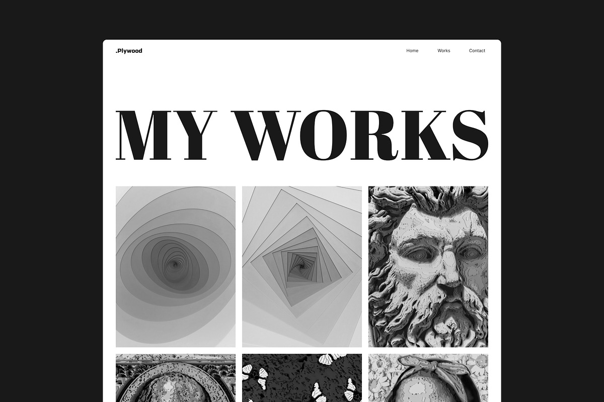 Plywood - Framer Portfolio Template, a Landing Page Template by 123 UXUI (Photo 2 of 3)