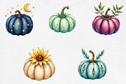 Pumpkin with Pattern Sublimation Cli, an Illustration by CrexoraLab (Thumbnail 4 of 5)