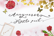 Anniversa - Wedding Font, a Script Font by FHFont (Thumbnail 5 of 5)