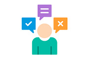 Expression Flat Icon, a Duotone Icon by Pexelpy (Thumbnail 1 of 2)