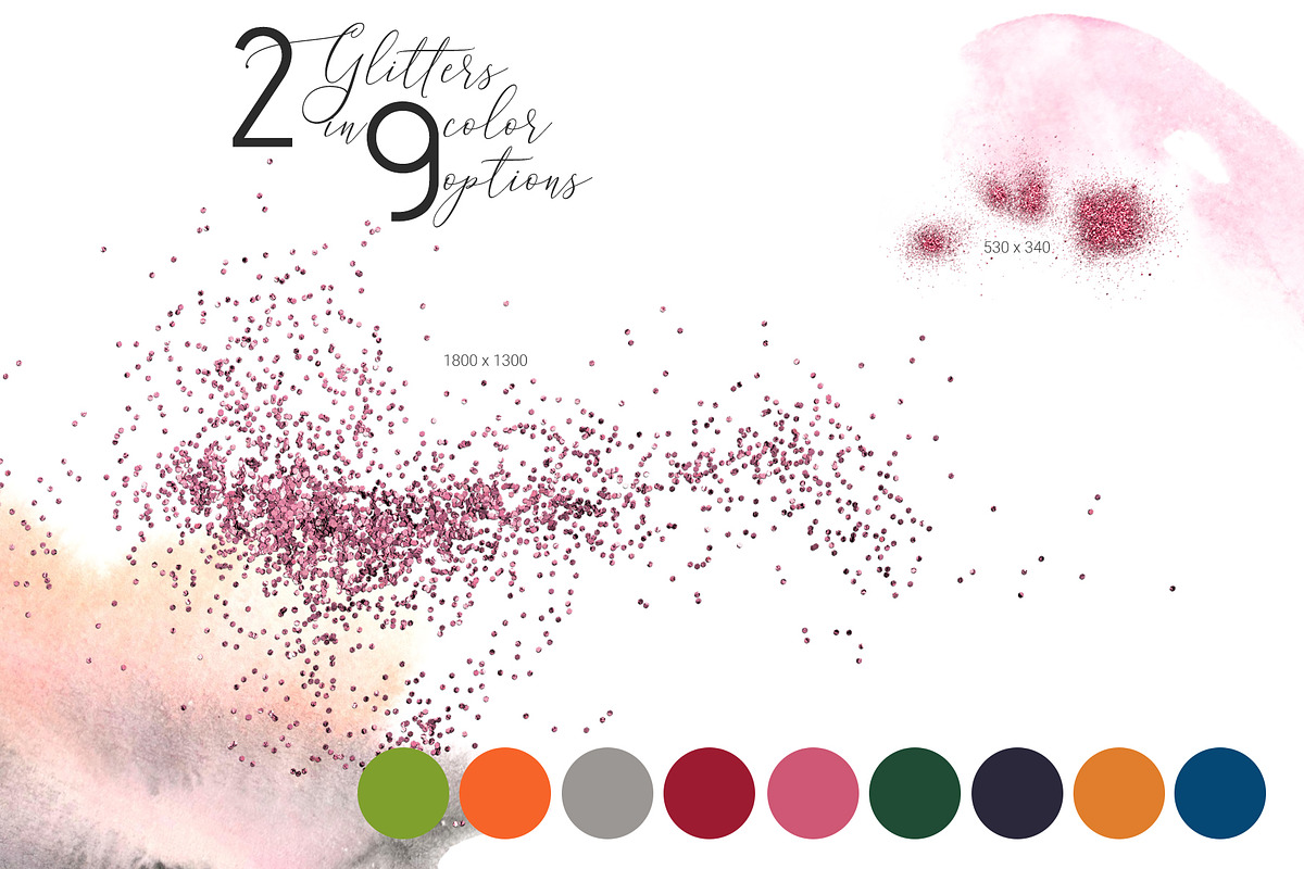 Nature Abstractions - Watercolor Set, a Texture Illustration by WBS Design (Photo 9 of 13)