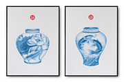 Chinese porcelain, a Pattern Graphic by Kate Demyanovska (Thumbnail 14 of 18)