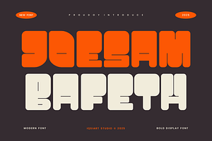Joesam Bafeth - Thick Bold Font, a Sans Serif Font by Iqsiart Studio