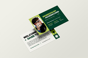Gaze Theory - Membership Card, a Print Template by StreaksideStd