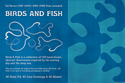 Birds & Fish - Hand Drawn Sea & Sky, a Decorative Illustration by Madeline ODonoghue Design (Thumbnail 7 of 9)