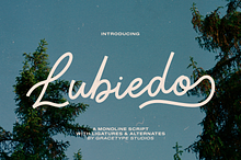 Lubiedo | Monoline Script