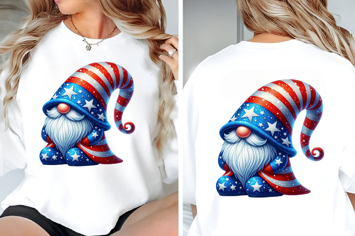 Patriotic Gnome Clipart Independence, an Illustration by Designworld (Photo 5 of 7)