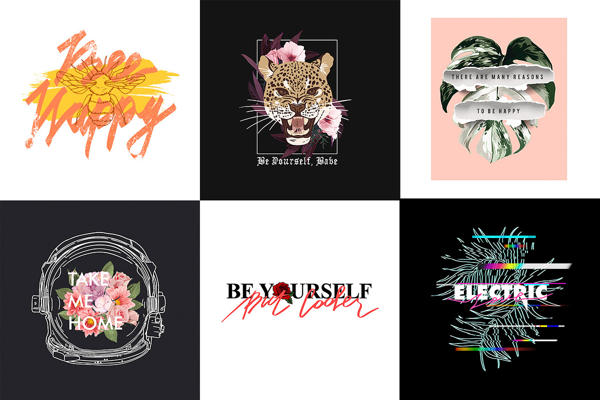 Amazing Prints Bundle, an Illustration by NKTN (Photo 4 of 15)