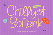 Chillyot Softenk Cute Handwritten, a Script Font by stylishtype.co (Thumbnail 1 of 15)
