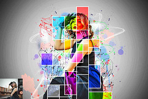 Collage Poster Art Photoshop Action