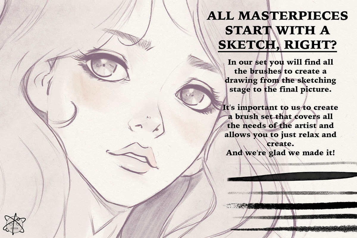 Manga Box, 30 Procreate Brushes, a Brush Add-On by Nuclear Brushes (Photo 4 of 6)