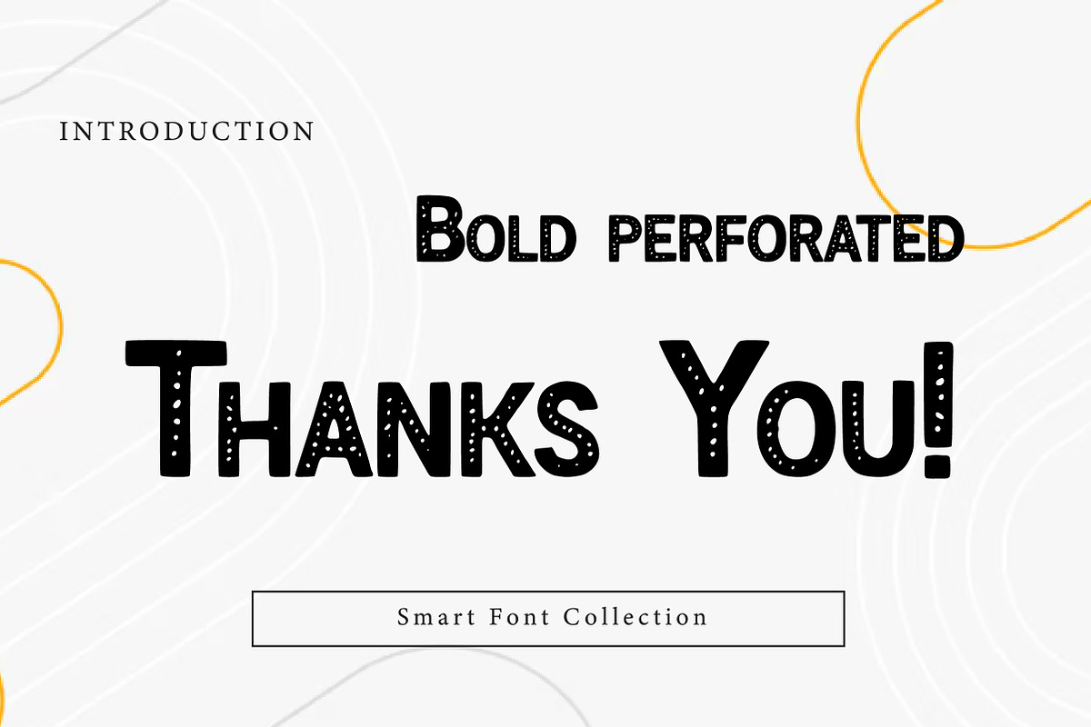 Bold perforated, a Slab Serif Font by Wow Magic (Photo 3 of 3)