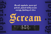CS Bristol Drawn, a Blackletter Font by Craft Supply Co. (Thumbnail 5 of 8)