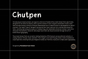 Chutpen - The Editorial Font, a Handwritten Font by Graphicfresh (Thumbnail 2 of 7)