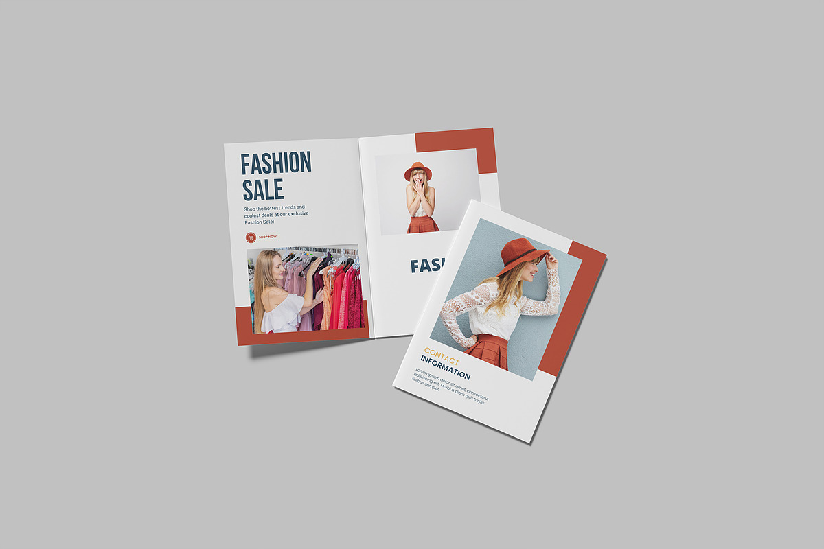 A4 Bifold Brochure Mockup, a Brochure Template by lamorastudio (Photo 9 of 11)