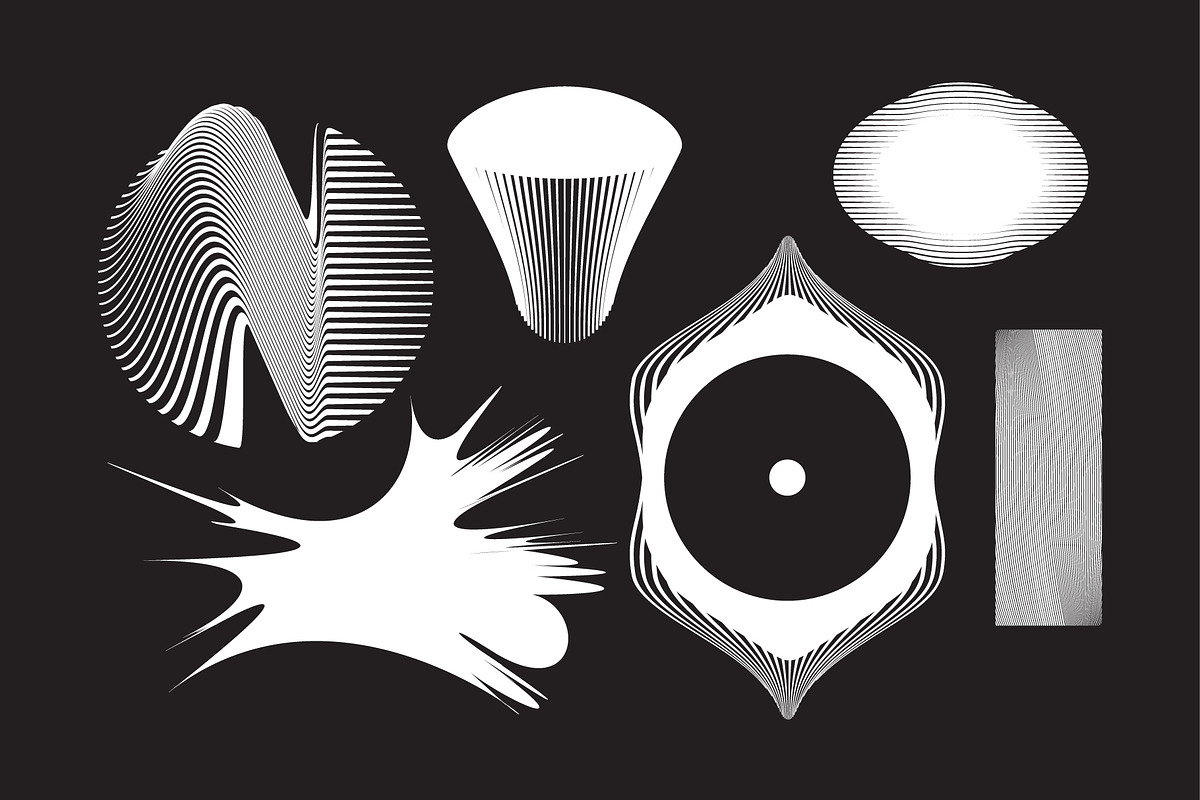 100+ Abstract Vector Shapes, a Background Graphic by Vanzyst (Photo 16 of 17)