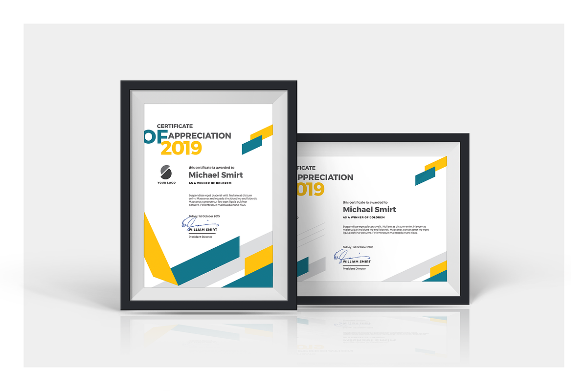 Abstract Certificates, a Stationery Template by silukEight (Photo 1 of 6)