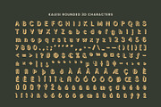 Kalesi Rounded 3D, a Sans Serif Font by Craft Supply Co. (Thumbnail 8 of 8)