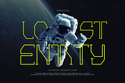 Lost Entity | Futuristic Geometric, a Sans Serif Font by gracetype_studio (Thumbnail 1 of 12)