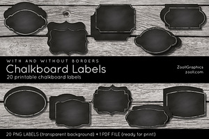 Chalkboard Labels