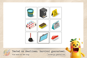 Office Life & Cleaning Services, a Work Illustration by a.weirdo.anlien (Thumbnail 3 of 3)