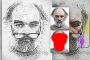 Pen Watercolor Photoshop Action, an Action Add-On by GorynArt (Thumbnail 14 of 23)