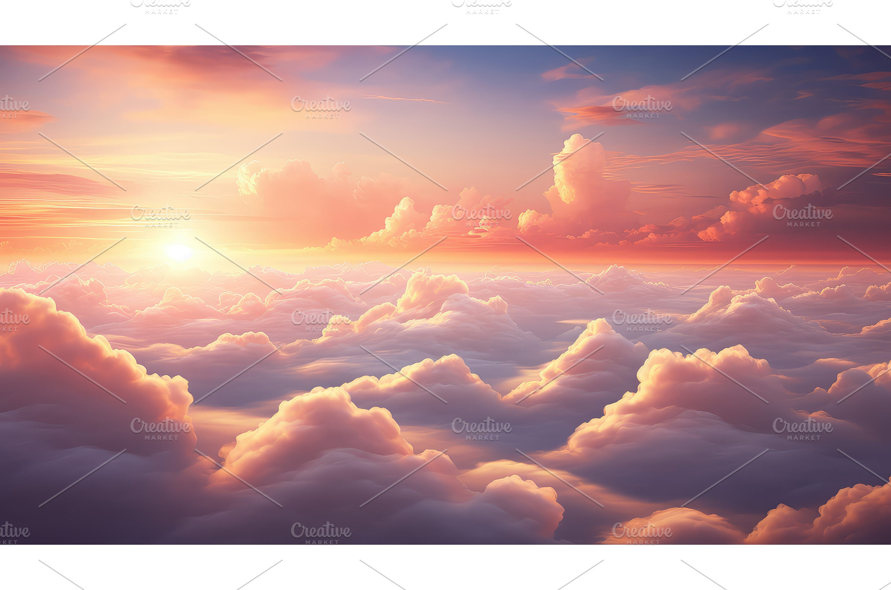 blue cloud sky background ai, a Nature Photo by pikepicture