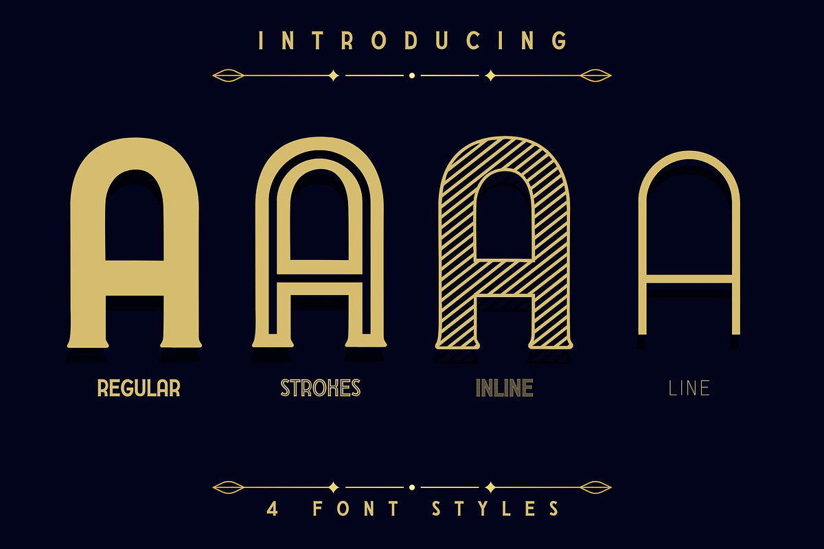 Fox Titan: 4 Font Style, a Handwritten Font by Fox7 By Rattana (Photo 2 of 12)