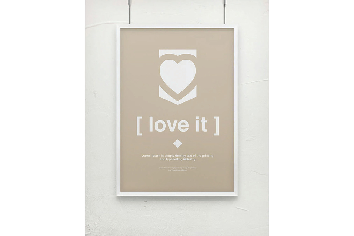 Frame For Your Work Mockup, an Advertising Mockup by DesignRushMarket (Photo 6 of 14)