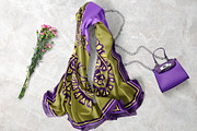 Plum Royale Silk Scarves Design, an Object Graphic by ilustrinna (Thumbnail 8 of 12)