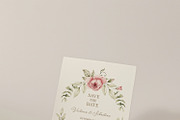 Watercolor Blush Roses Floral Set, a Decorative Illustration by Carol Lozove (Thumbnail 19 of 50)
