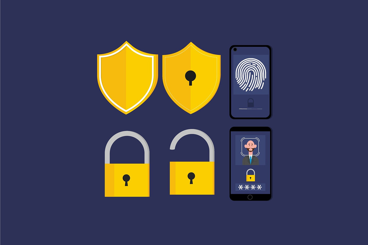 Cyber Security Illustration Set, an Object Illustration by studiogstock (Photo 3 of 3)