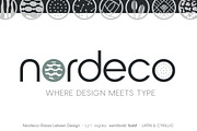 Nordeco Cyrillic Regular, a Sans Serif Font by Leksen Design (Thumbnail 2 of 7)