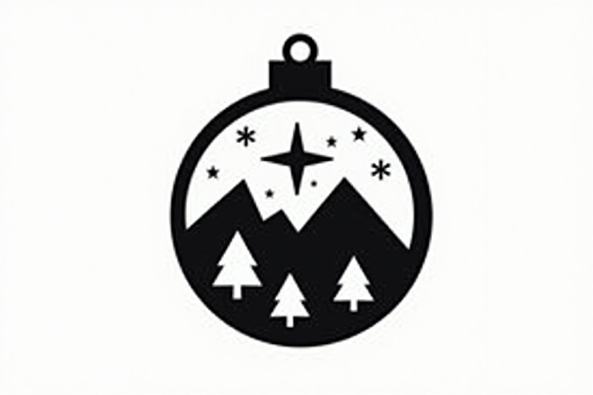 Christmas Laser Cut Ornament Bundle, an Object Graphic by musafir_fashion (Photo 2 of 13)