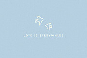 Kind Hearts - Cute Font & Doodles, a Handwritten Font by simpleblues (Thumbnail 8 of 12)
