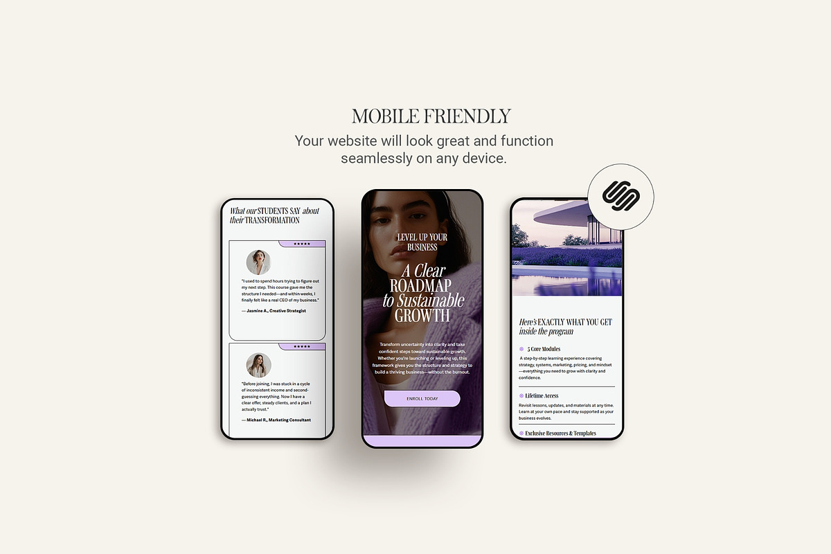 Sales Page Website Template, a Squarespace Template by 3.14&Co (Photo 8 of 11)